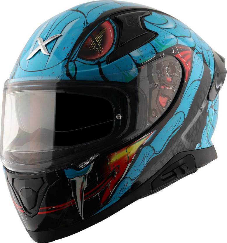 Axor Apex Venomous Dual Visor Motorbike Helmet Buy Axor Apex Venomous