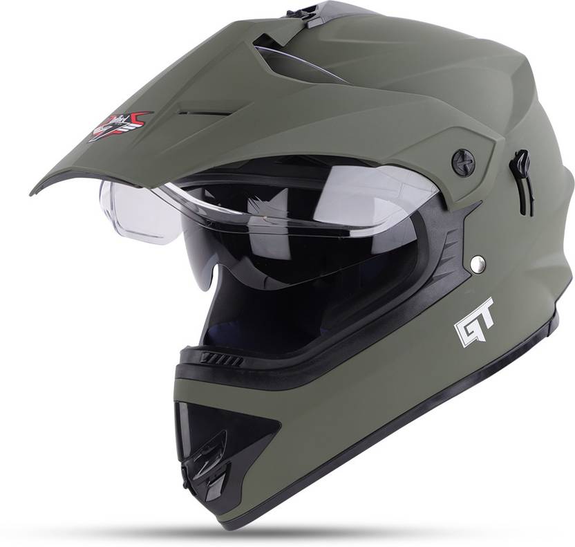 Steelbird Off Road GT ISI Certified Motocross Helmet for Men with Inner