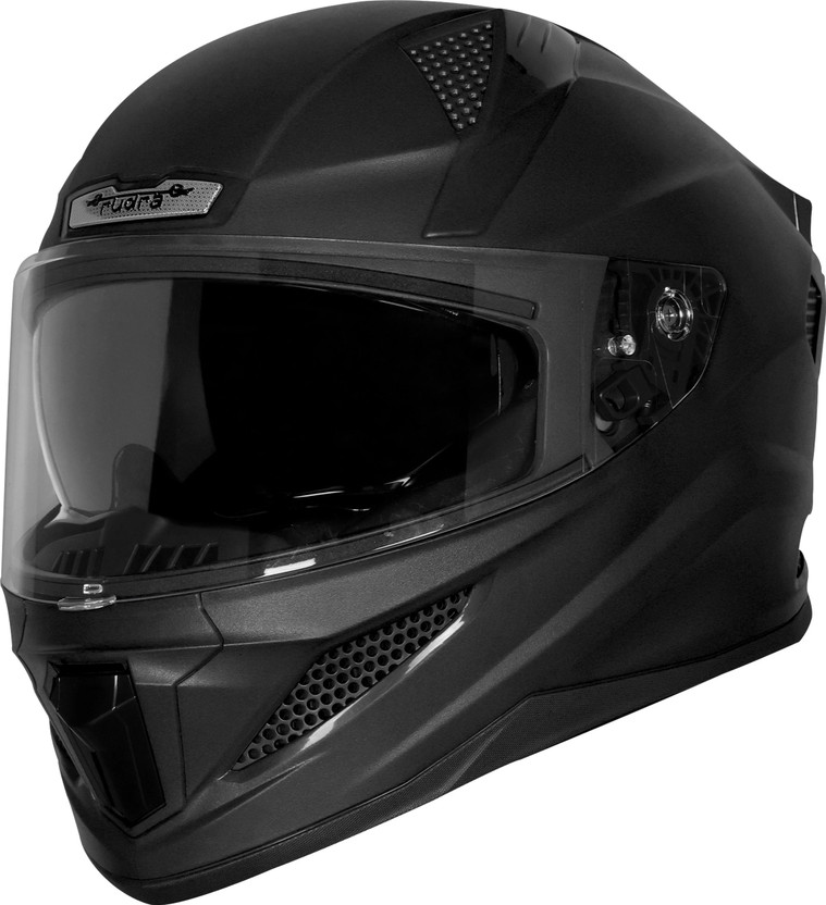 Steelbird SBH-25 Rudra ISI Certified Full Face Helmet for Men and Women Motorbike Helmet(Dashing Black)
