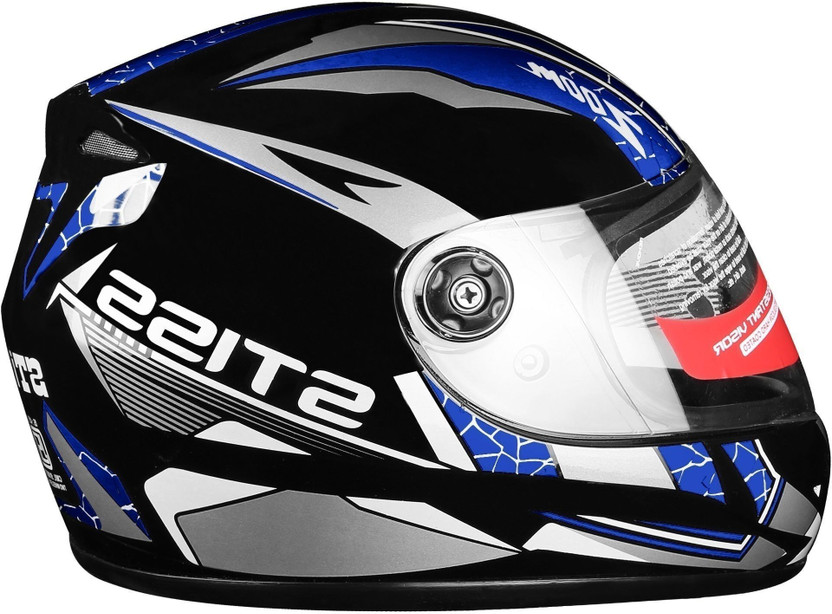 YOURCITYSELLER Blue Strong and Durable Stylish Matt Finish Full Face Motorbike Helmet Motorbike Helmet(Blue)