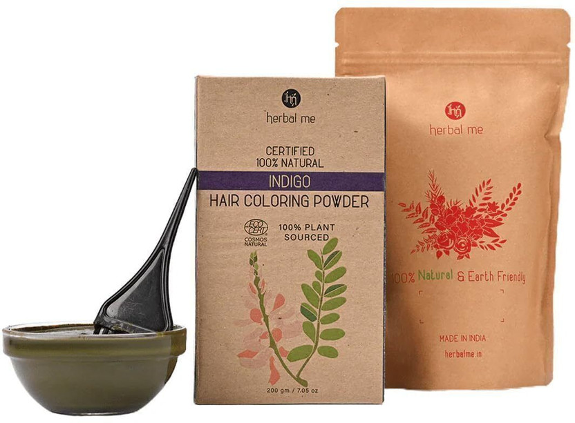 Herbal Me Indigo - Natural Hair Color - Ecocert Certified(200 g)