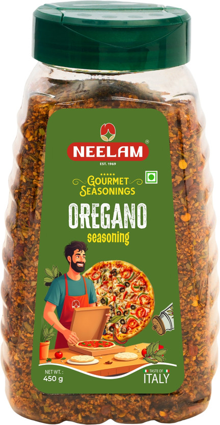 Neelam Natural Oregano Seasoning Dried Herbs for Pizza, Pasta & Italian food(450 g)
