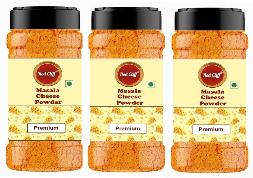 RED CLIFF Masala Cheese Powder | Spicy & Cheesy Flavor Blend | Ideal for Snacks(300 g)