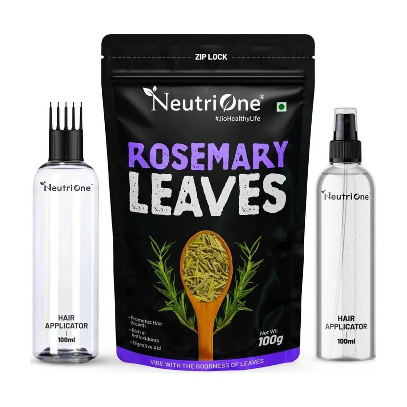 NeutriOne Rosemary Dried Leaves for Hair Growth|With 100ml Spray Bottle |100ml Comb Bottle(100 g)