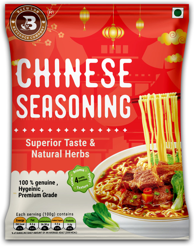 Brew Lab Chinese Seasoning | Superior Taste & Natural Flavor Street Food At Home |(1 kg)