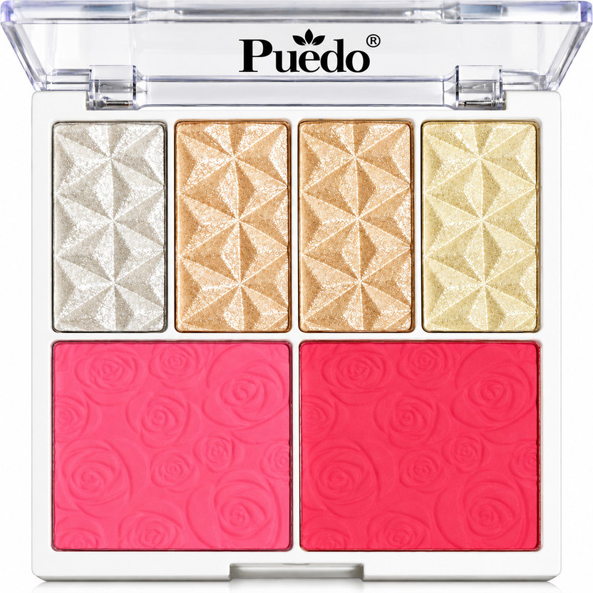 Puedo Puedo Face Glow Highlighter & Blush Palette for Everyday Makeup(Multicolor) - Flipkart Deal