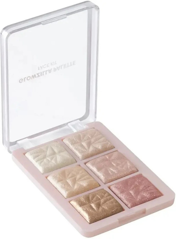 coslane 6 Colour Highlighter Palette (Multicolour) Highlighter(12 g, multicolour)