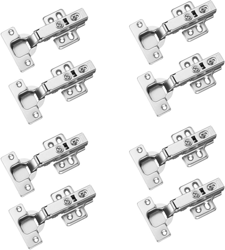 Rab Auto Hing 0 Degree Hydraulic T850, Concealed Hinge(Silver Pack of 8)