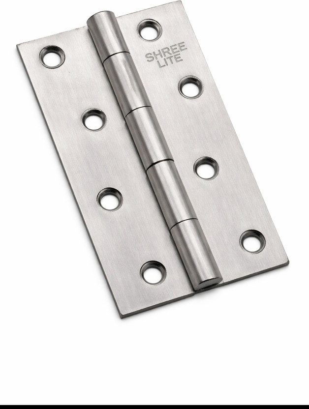 Shree Shree lite Stainless Steel Door Hinges 6 inch x 10 Gauge / 3 mm Thickness for Home Door Butt/Mortise Hinge(Silver matt Pack of 1) - Flipkart Deal
