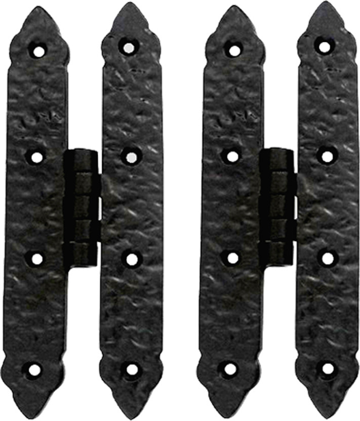 shristy shristy Hardware "Keziz" Black Antique Iron H shape Hinge Strap Hinge(Black Pack of 2) - Flipkart Deal