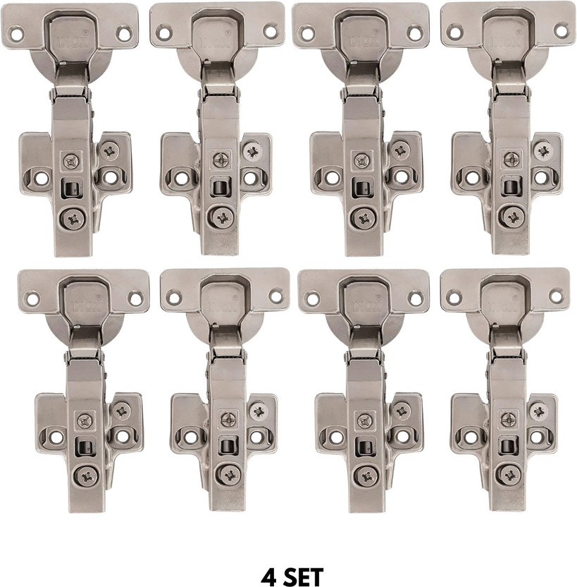 VESPERPRO VESPERPRO Raizen 0 Degree Cabinet Auto close (Soft close ) in Concealed Hinge Self Closing Hinge(Silver Pack of 4) - Flipkart Deal