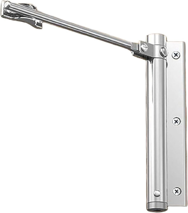 KRYSTIA Automatic Door Closer with Hinge Lock Closer for Home, Office, Kitchen Self Closing Hinge(Multicolor Pack of 1)