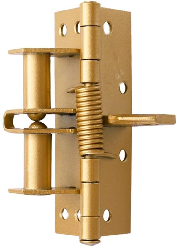 Gorofy 3 in 1 Automatically Door Hinge Lock, Automatic Self-Closing Door Hinges Butterfly Hinge(Multicolor Pack of 1)