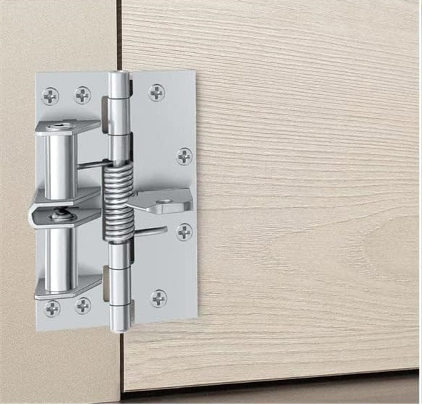 ActrovaX Stainless Steel Heavy Duty Door Hinges Self Closing Hinge(Silver Pack of 1)