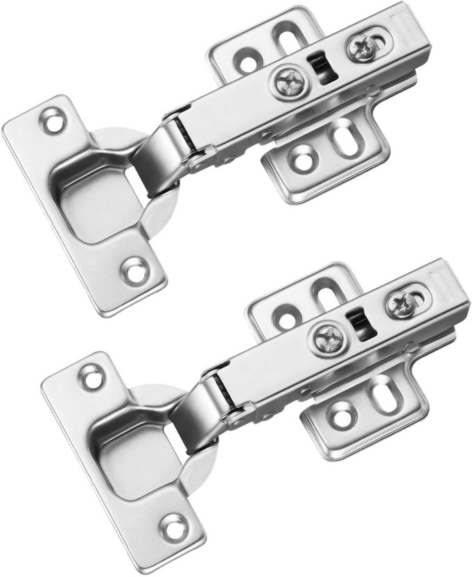 Rab Auto Hing 0 Degree Hydraulic T850, Concealed Hinge(Silver Pack of 2)