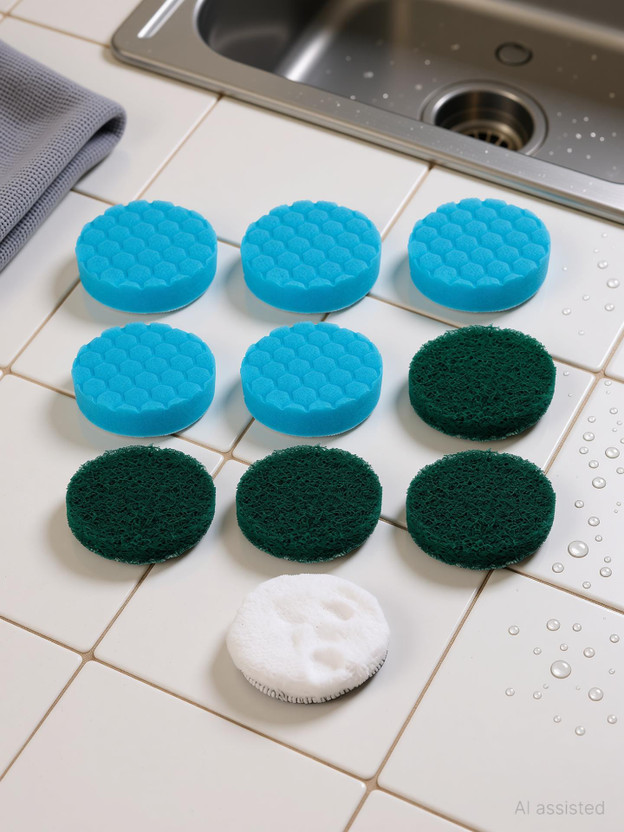 AGARO Royal Mop Refill, Scrub Pad, Cleaning Brush, Mop, Cleaning Brush
