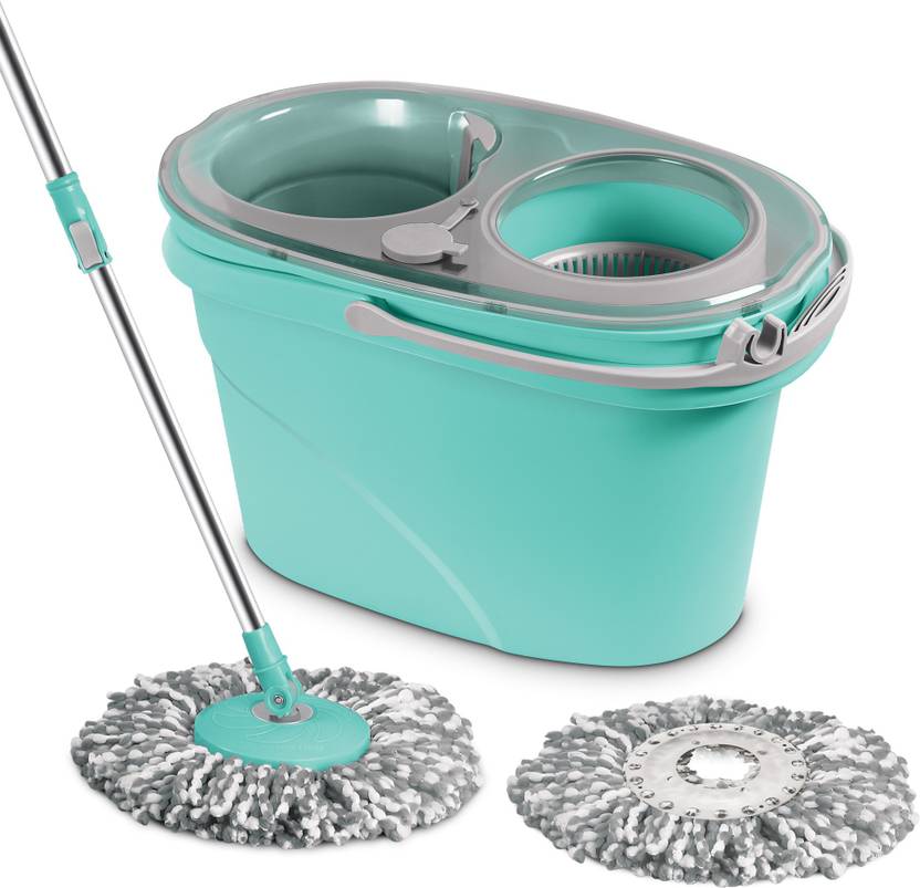 Spotzero by Milton Twin Star Spin Mop With Bucket Cleaning Mop Dry