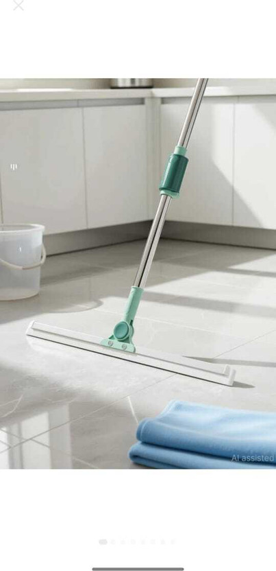 Zyra Zyra online Magic Broom Silicone Floor Wiper 3 in 1,Wet & Dry Cleaning Broom with Long Handl Cleaning Wipe - Flipkart Deal