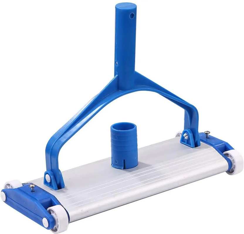 SAISPASOLUTION (AVH02)17.5in ALUMINIUM VACUUM HEAD WITH FOUR WHEELS Mop Head(Blue)