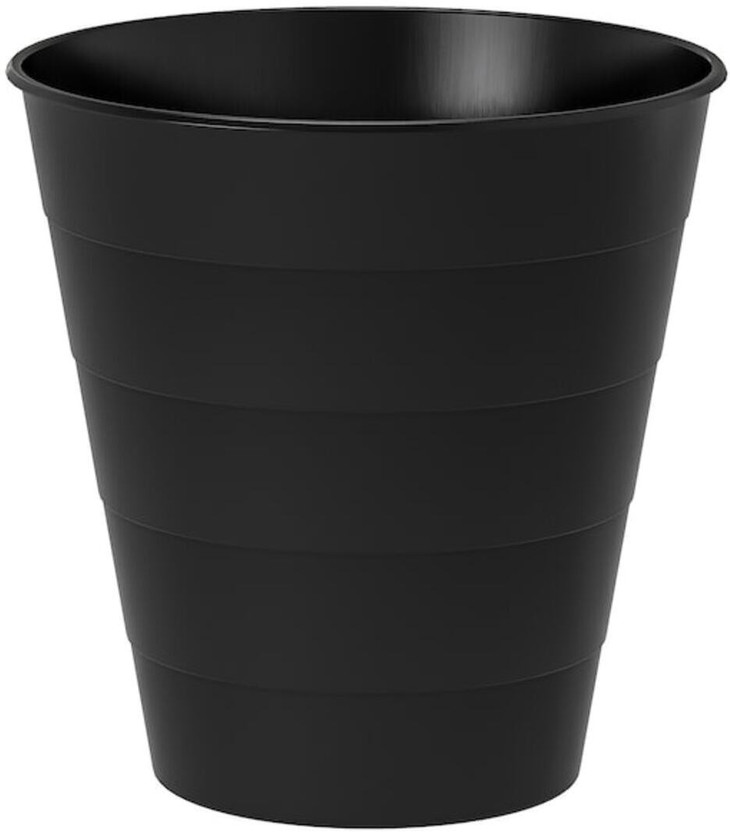 IKEA Waste bin, black Plastic Dustpan(Black)