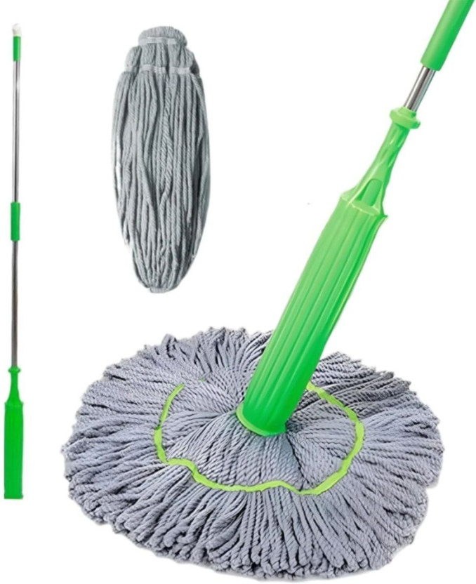 RAAVSUN ENTERPRISES Floor Cleaning Flat Mop with Reusable Washable Mop Pad Household Cleaning Tool Cleaning Brush