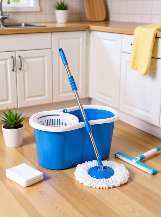 GTE GTE 360 Degree Self Spin Wringing With 2 Super Absorbers Mop Set, Mop, Cleaning Wipe Mop - Flipkart Deal
