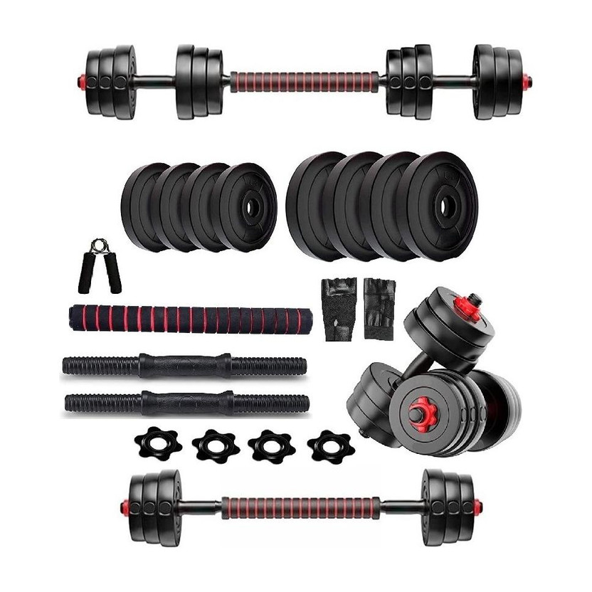 BodyFit Muscle Home Gym Set For Home Workout Fitness Adjustable Dumbbell. Adjustable Dumbbell(20 kg)