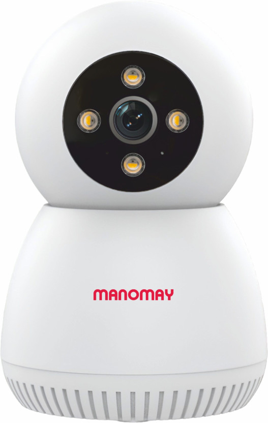 Manomay Manomay BIS Certified STQC 3MP Smart WiFi Wireless Full View Pan-Tilt CCTV Home Security Camera(256 GB, 1 Channel) - Flipkart Deal