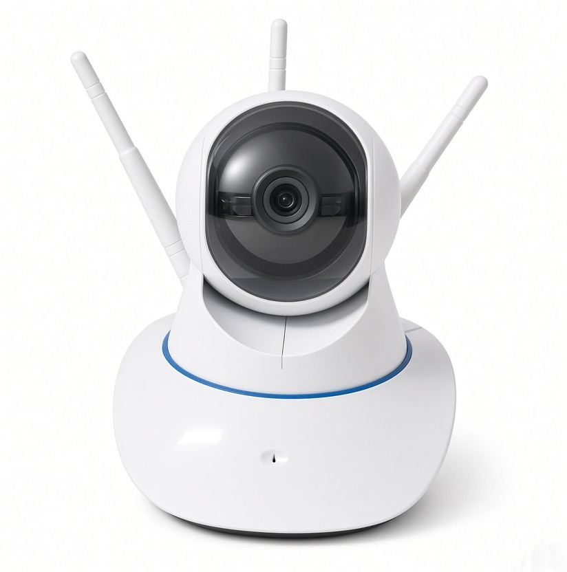 Marvic WiFi Indoor Security Camera 1080P PTZ Night Vision 360 Security Camera(128 GB, 1 Channel)