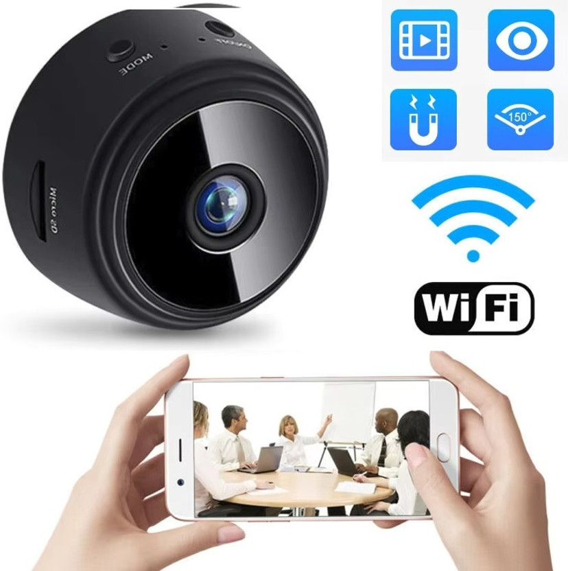 SIOVS Mini WiFi Hidden CCTV Camera – Spy Magnet 1080P for Home/Office Security Camera(64 GB, 1 Channel)