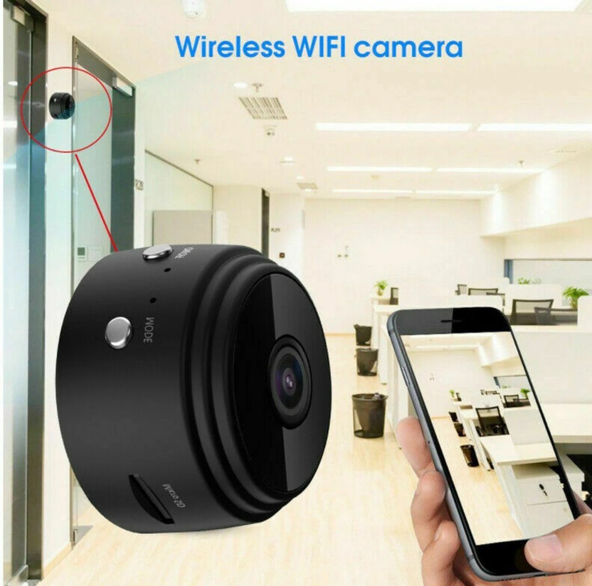 itup Smart Mini CCTV WiFi Camera HD Indoor Security Camera with Mobile App Control Security Camera(4 Channel)