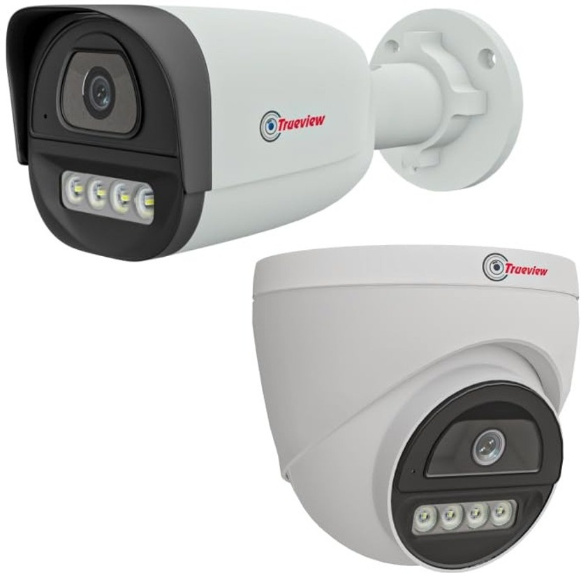 Trueview Trueview CCTV Camera Combo Pack of 2 | Dome + Bullet Camera with Night Vision Security Camera(2 TB, 2 Channel) - Flipkart Deal