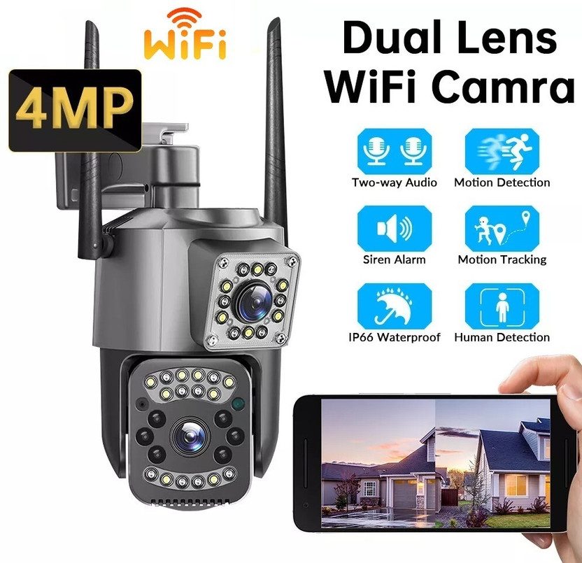 SIOVS SIOVS Wifi HD Camera Wireless Night Vision Motion Detection 2 Lens Spy Camera(64 GB, 1 Channel) - Flipkart Deal