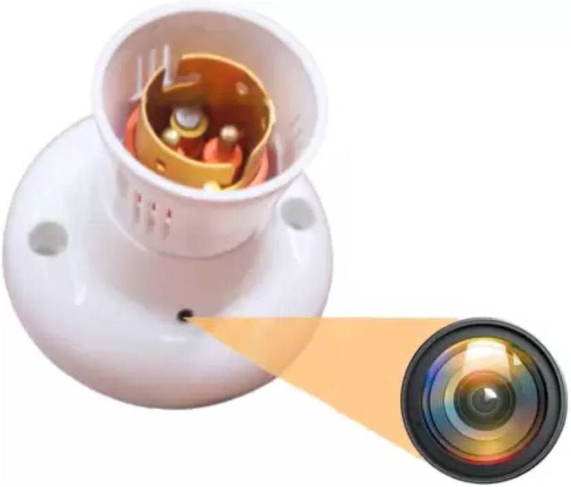 Visicube 4k Spy Wifi Bulb Holder Camera Watch 24 Hours Live Monitoring