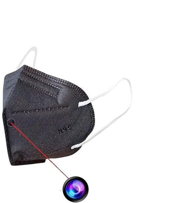 SAFETY NET, SPY CAMERA WiFi 1080P Mask Camera, Wireless Cam Audio and Video Recording Live Feed Security Camera(128 GB, 1 Channel)