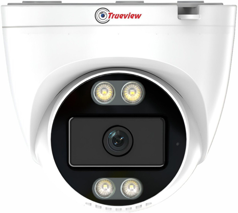 Trueview STQC 3MP 4G SIM Dome Camera Color Night Vision Two Way Audio CCTV Security Camera(256 GB, 1 Channel)