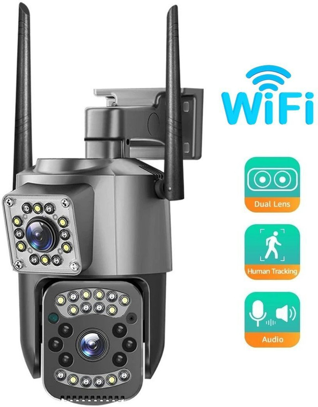 APENTERPRISES Advanced Dual Lens WiFi CCTV Camera with Motion Alert System Security Camera(128 GB, 1 Channel)