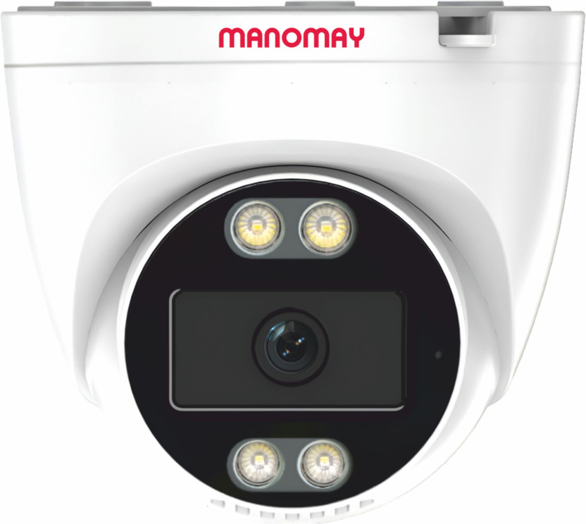 Manomay 4G SIM CCTV | WiFi Smart Dome | 3MP HD | BIS STQC Certified Security Camera(256 GB, 1 Channel)