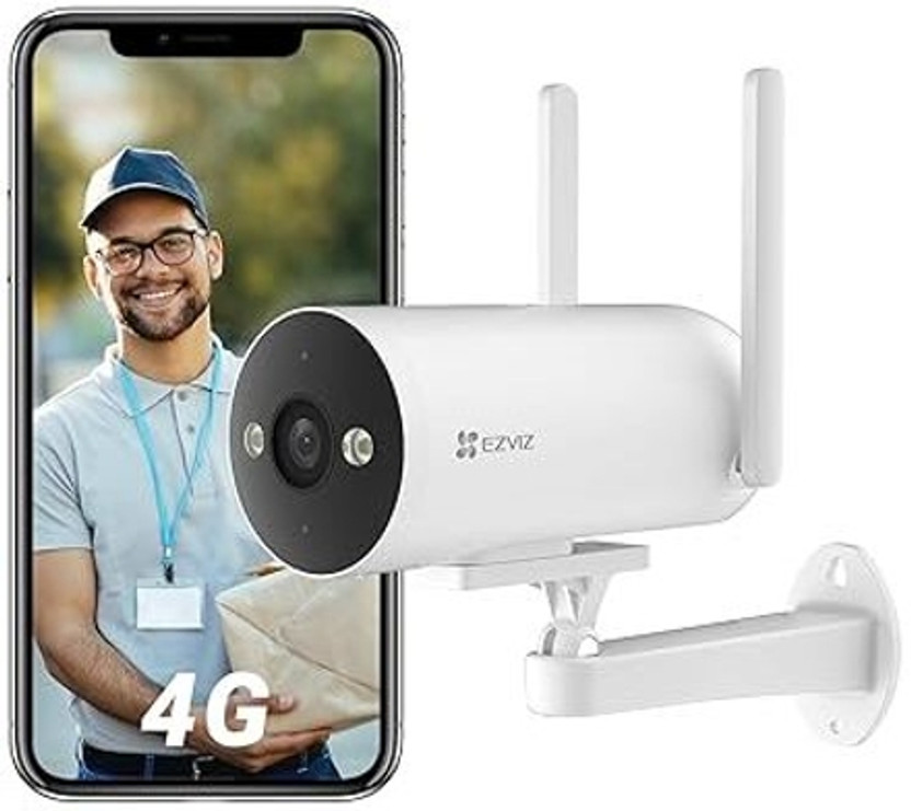 EZVIZ  H5 4G Sim Based Smart Home Camera|2K Resolution|Ai Based Human|Two Way Talk| Security Camera(1 Channel)