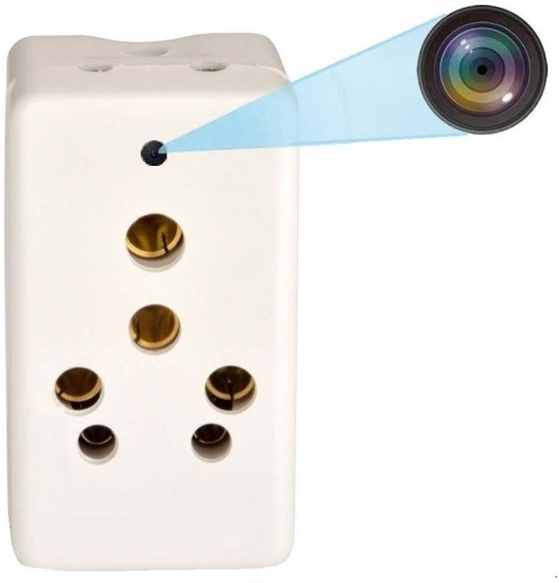 SAFETY NET, SPY CAMERA 1080P Full Hd WiFi Multi Plug Camera With Audio Video Recorder No Battery Backup Security Camera(32 GB, 1 Channel)