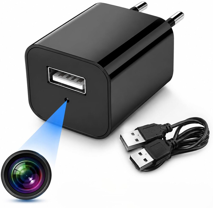 Smart Safety India Smart Safety India Wi-Fi USB Charger Hidden Camera 1080P Security Camera