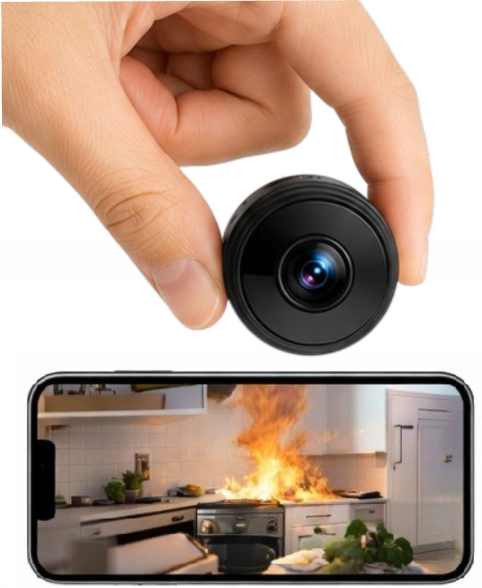 SROPX 1080P Mini CCTV Camera WiFi Mobile Monitoring Motion Detection USB Security Camera(64 GB, 1 Channel)