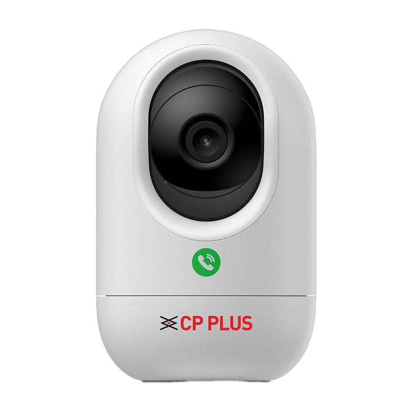 CP PLUS CP-E24Q 2MP Full HD WiFi Camera with 360degree Pan Tilt,Press to Talk&CTC Tech Security Camera(128 GB, 1 Channel)