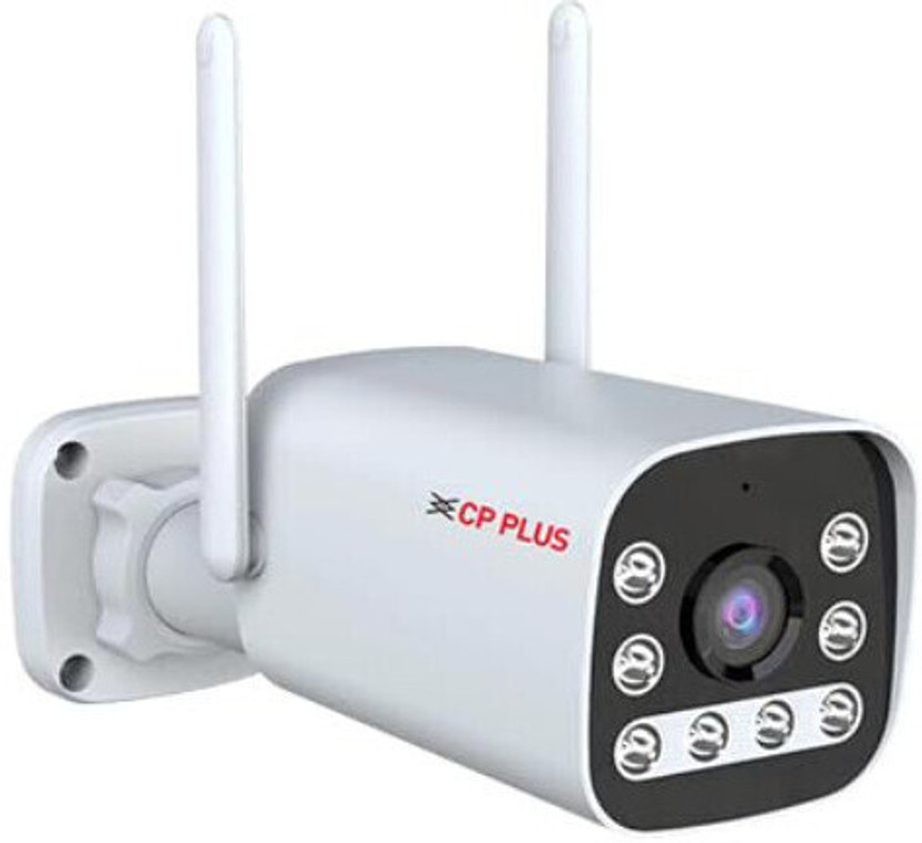 CP PLUS 3MP Network Bullet Camera , 4mm Lens, Built-in Mic & Speaker , 4G SIM Supported Security Camera(UPTO 256 GB, 1 Channel)