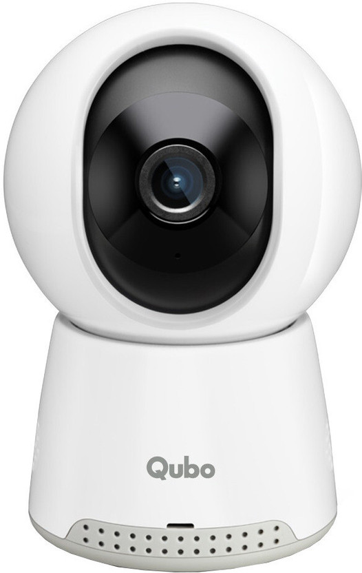 Qubo Smart 360 Q100 | 2K Wi-Fi Camera | 3MP | AI App Alerts | Alarm |Cloud+SD Storage Security Camera(1 Channel)