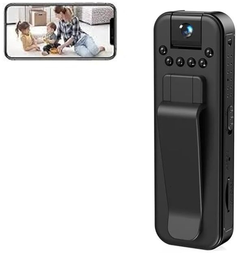 SAFETY NET, SPY CAMERA HD 1080P 4 Hour Portable Camcorder Mini Police Camera Video Night Vision Camera Security Camera(32 GB, 1 Channel)