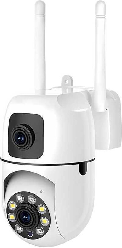 m2wear WiFi Mini PTZ 5MP Color Night Vision 1080p V380 Pro App Live View Security Camera(4 Channel)
