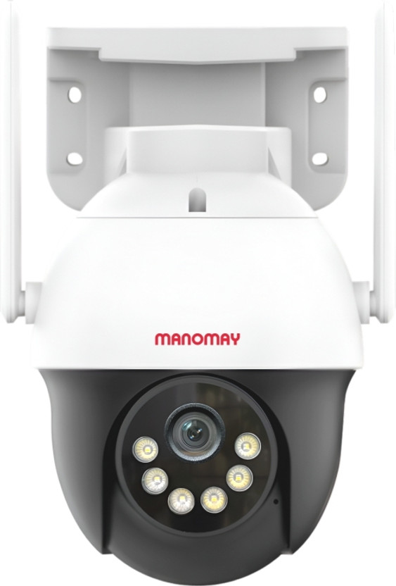Manomay 4G SIM CCTV Camera | Outdoor Home Security WiFi Camera | BIS Certified Security Camera(256 GB, 1 Channel)