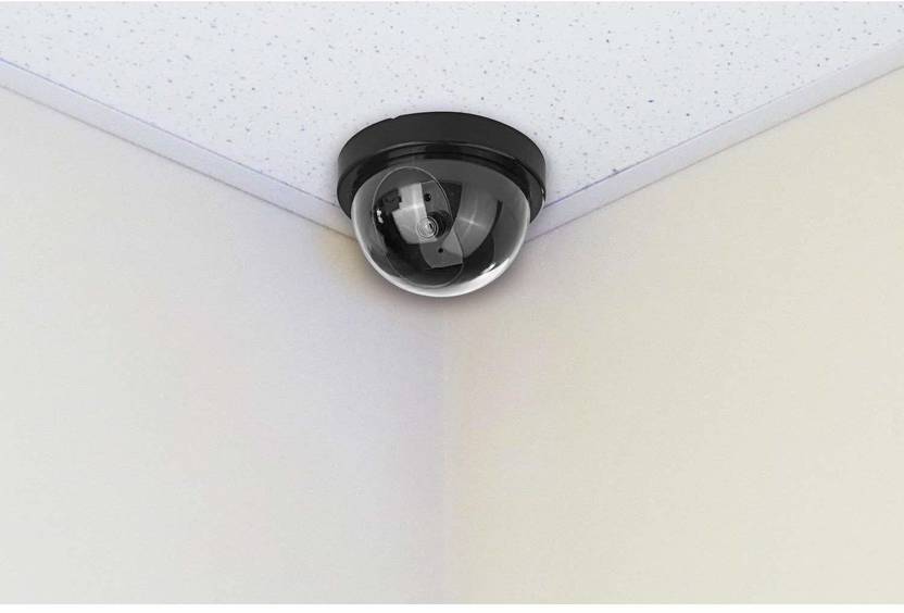 skyunion Dummy Fake Wired Security CCTV Dome Camera with Flashing Red