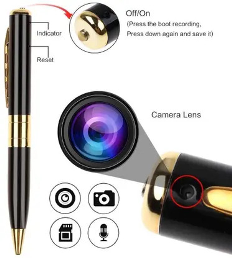 PERAMISYM PEN CC-37 SPY PEN 720P CAMERA FULL HD AUDIO & VIDEO RECORDING ULTRA HD PRO LENS Spy Camera(32 GB, 1 Channel)